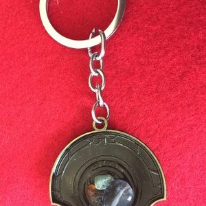 different stone key chain